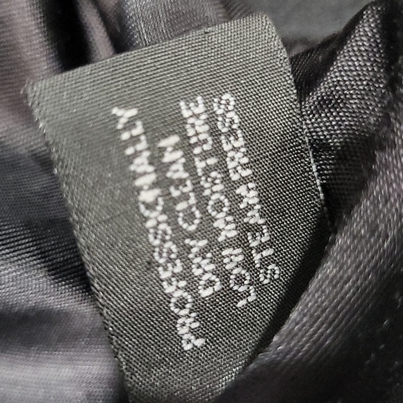 EUC wool Evan-Picine women's black 100% wool double breast pea coat, 14 - Picture 9 of 11